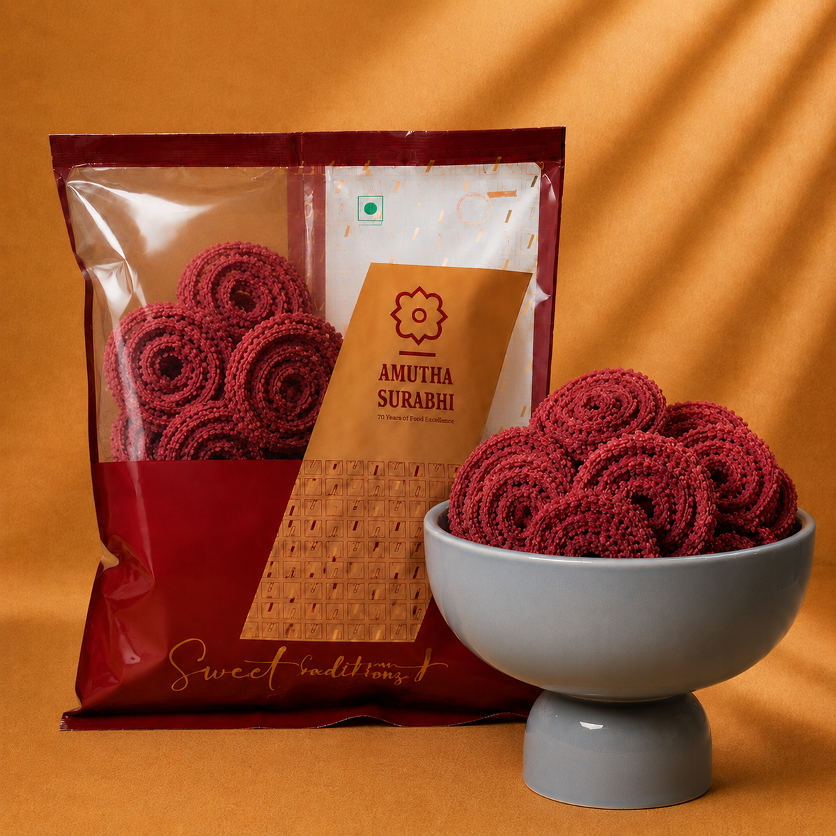 Beetroot Murukku