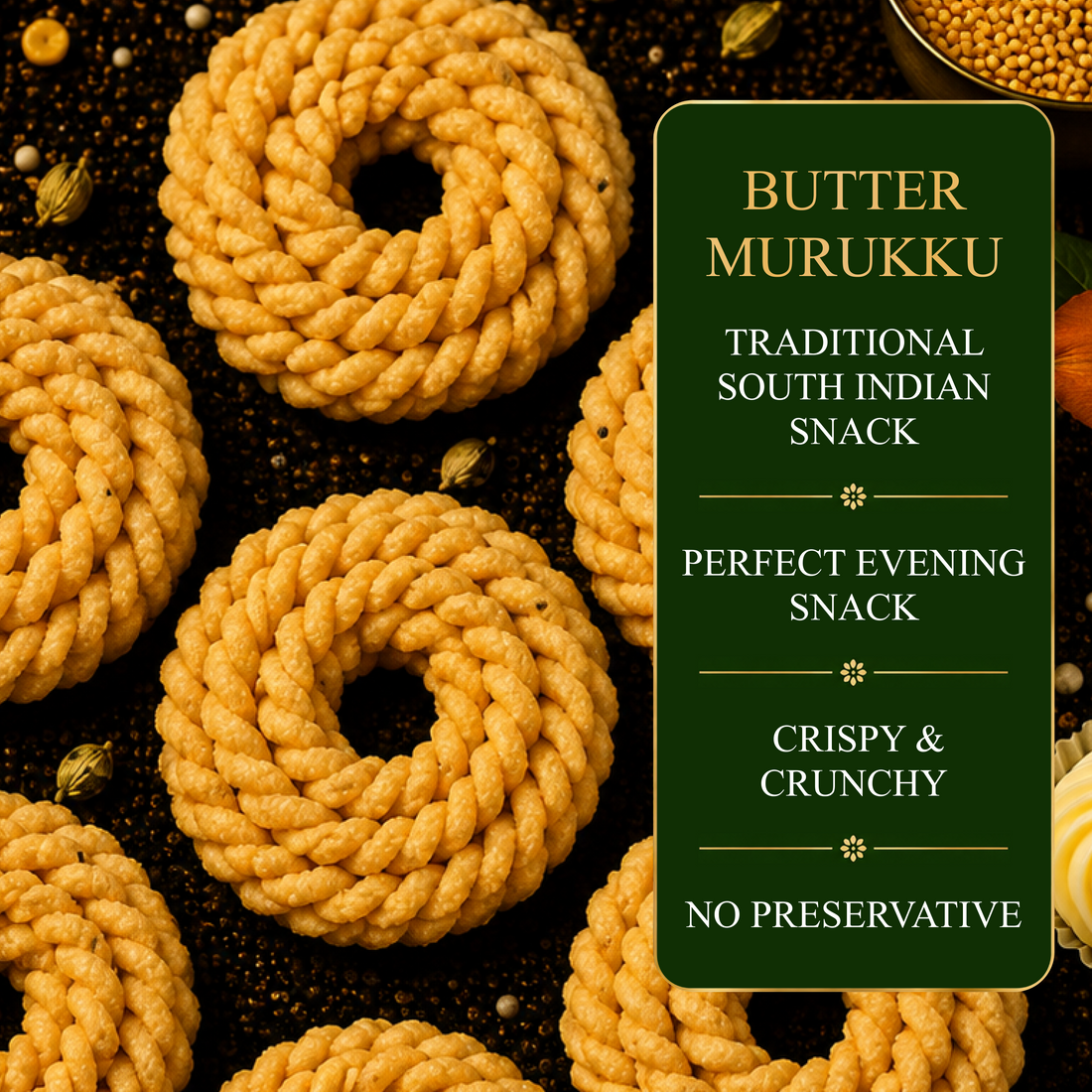 Butter Murukku