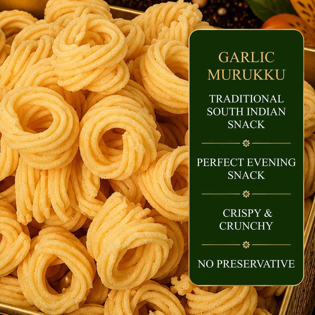Garlic Murukku